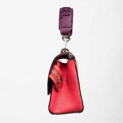 Sac rabat s cuir lisse 22x20x8cm Femme LANCEL