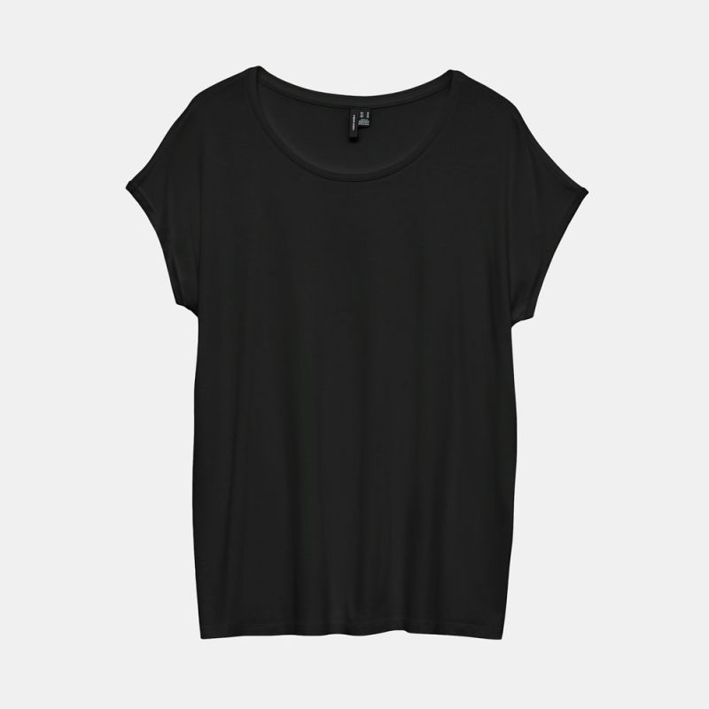 Tee shirt vmfosia black 10338980 4457 Femme VERO MODA