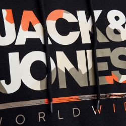 Sweat jwhluke black 12277619 4400 Homme JACK & JONES