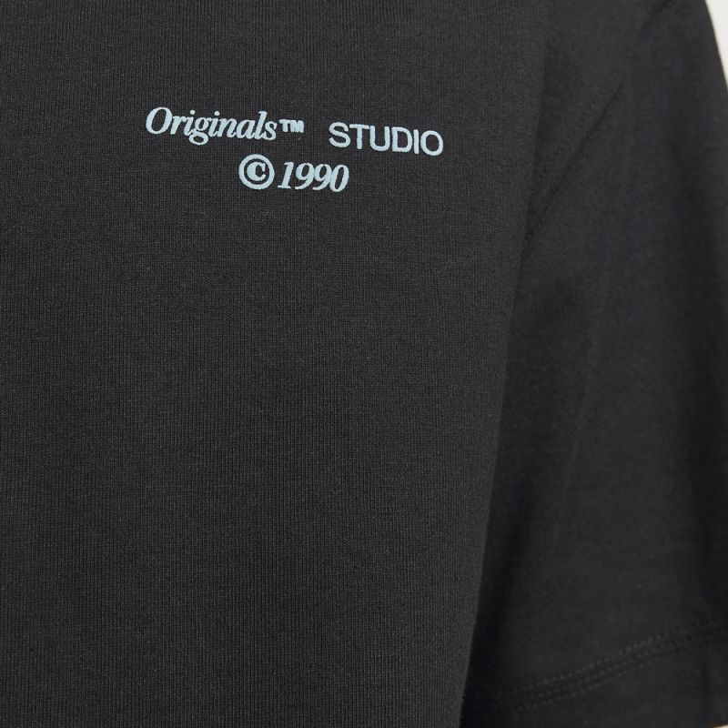 Tee shirt jwhnoho back graphic black 12285928 4400 Homme JACK & JONES