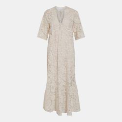 Robe col v longue Nalina 3/4 Rosewater Femme VILA