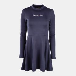 Robe patineuse à courte col montant Femme TOMMY HILFIGER
