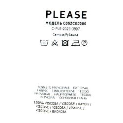 Chemise nero c05zcgj000 Femme PLEASE