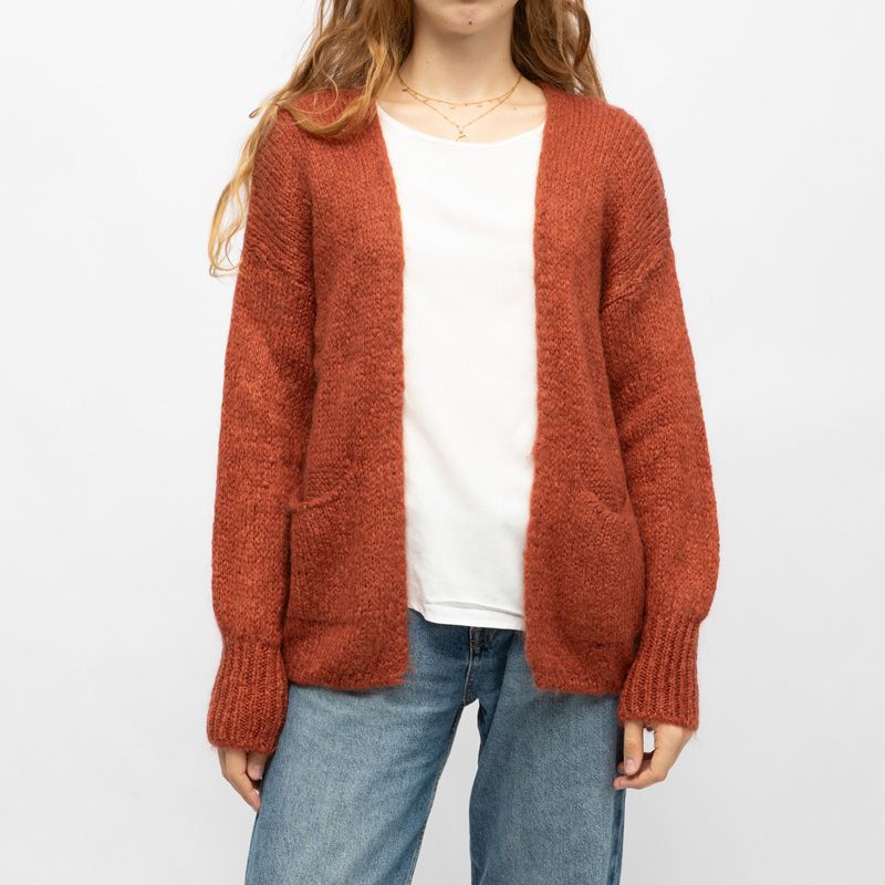 Gilet terracotta m65038226 Femme PLEASE