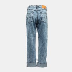 Pantalon bleu denim p30ibqjepz Femme PLEASE