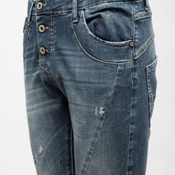 Pantalon blu denim p78abq2pvi Femme PLEASE