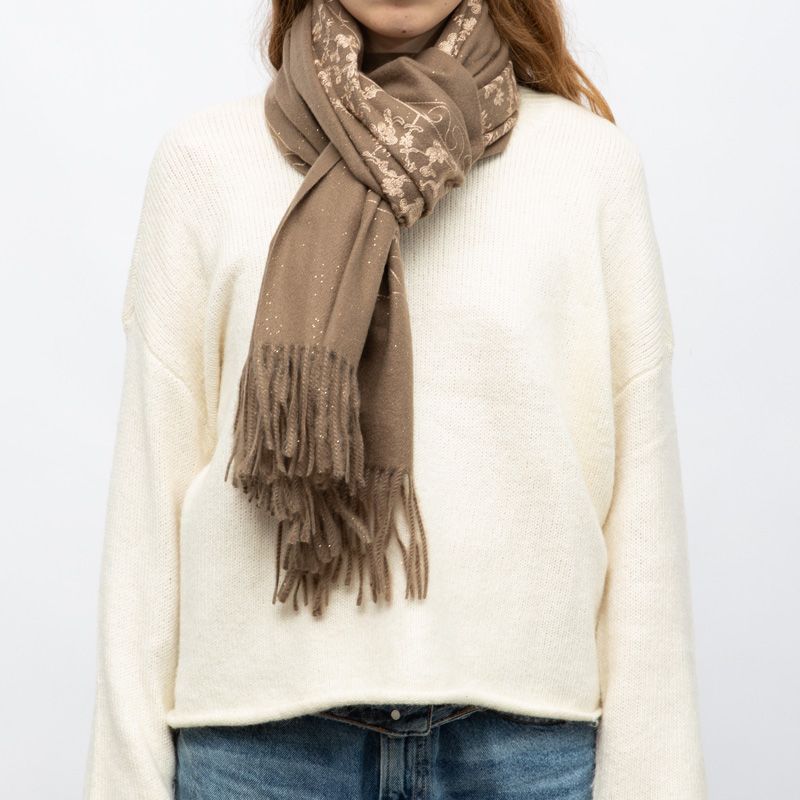 Echarpe gp brodee 70x185cm Femme GERARD PASQUIER