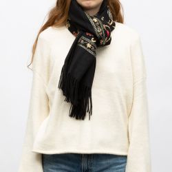 Echarpe gp brodee 70x185cm Femme GERARD PASQUIER