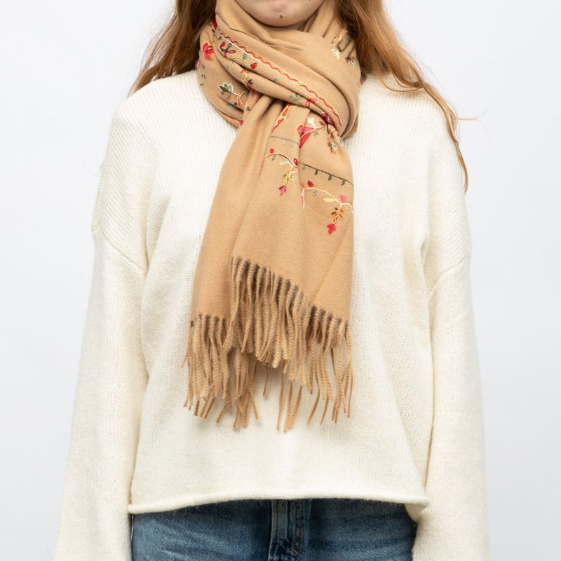 Echarpe gp brodee 70x185cm Femme GERARD PASQUIER