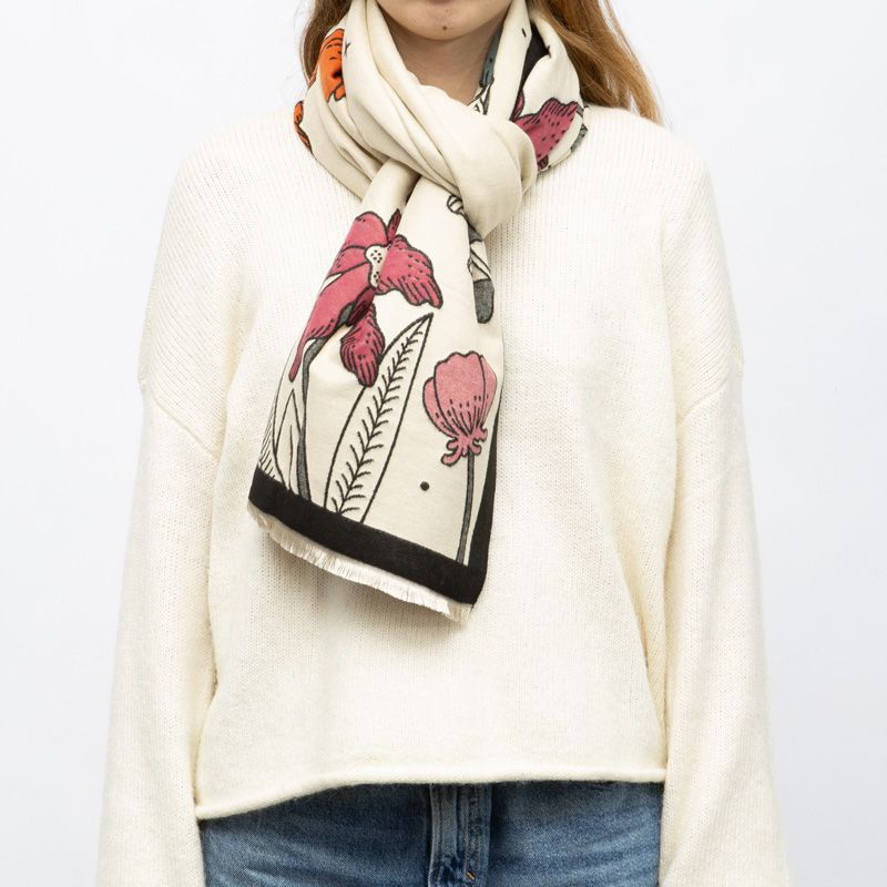 Echarpe imprime gp jaquard 90x180cm Femme GERARD PASQUIER