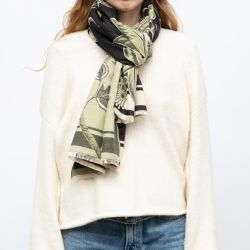 Echarpe imprime gp jaquard 90x180cm Femme GERARD PASQUIER