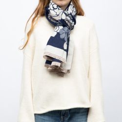 Echarpe imprimee manoukian jaquard 90x180cm Femme MANOUKIAN