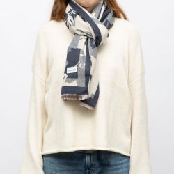 Echarpe imprimee manoukian jaquard 90x180cm Femme MANOUKIAN