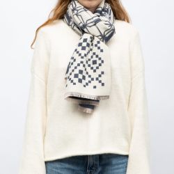 Echarpe imprimee manoukian jaquard 90x180cm Femme MANOUKIAN