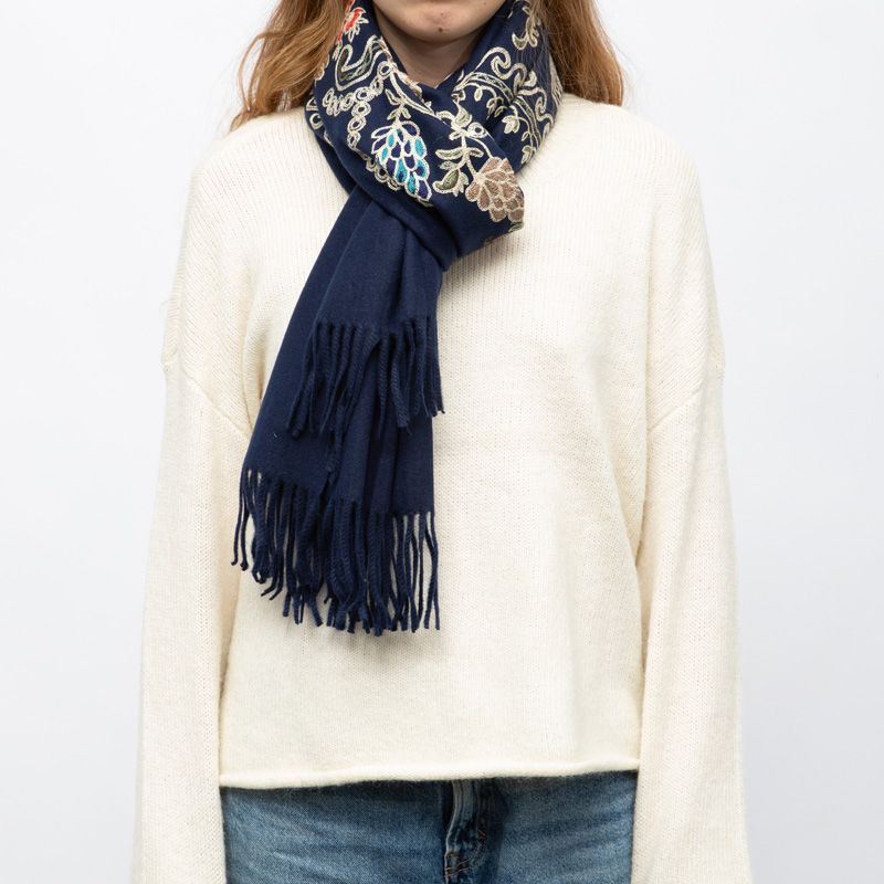 Echarpe gp brodee 70x185cm Femme GERARD PASQUIER