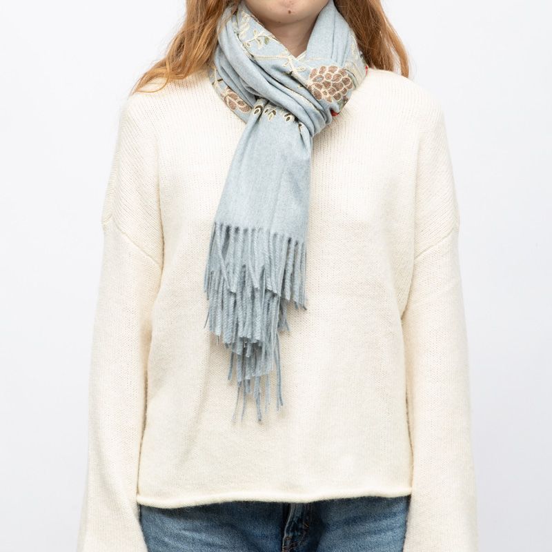 Echarpe gp brodee 70x185cm Femme GERARD PASQUIER