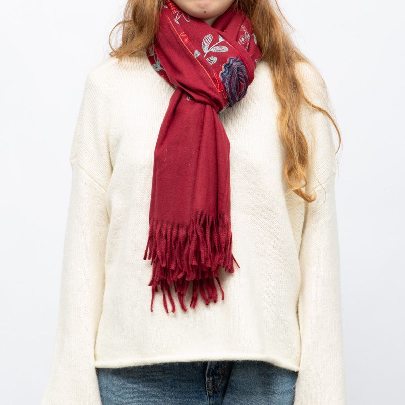 Echarpe gp brodee 70x185cm Femme GERARD PASQUIER