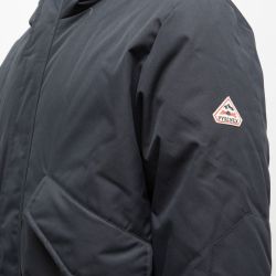 Doudoune noire épaisse duvet de canard à capuche Homme PYRENEX