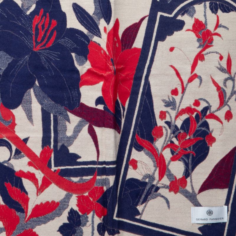 Echarpe imprime gp jaquard 90x180cm Femme GERARD PASQUIER