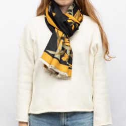 Echarpe imprime gp jaquard 90x180cm Femme GERARD PASQUIER