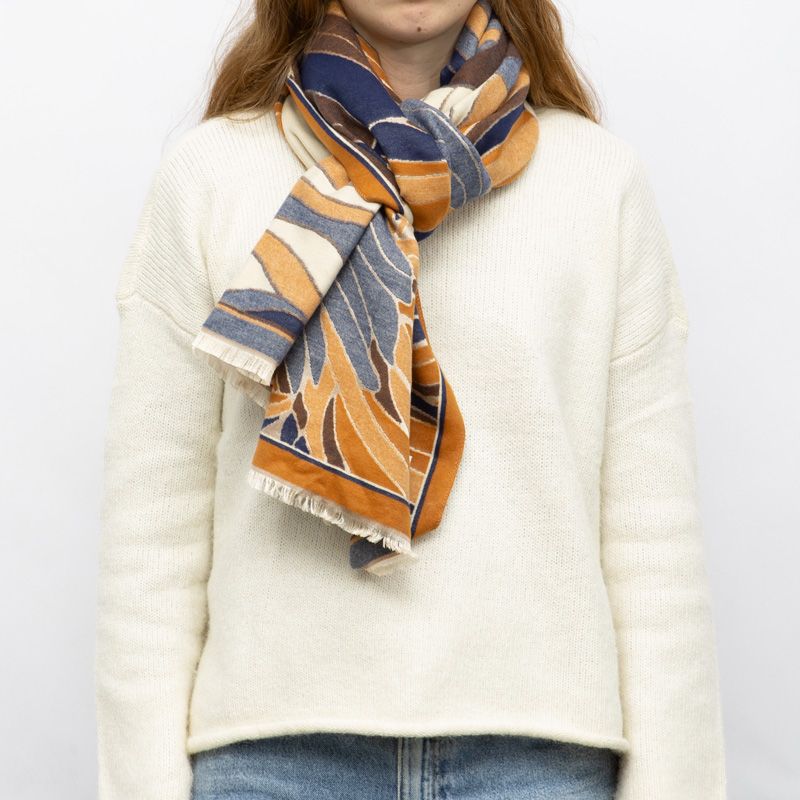 Echarpe imprime gp jaquard 90x180cm Femme GERARD PASQUIER