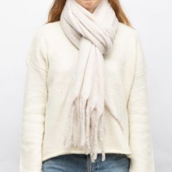 Echarpe gris chine rose 50195cm man-ff-252631 Femme MANOUKIAN