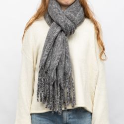 Echarpe gris chine rose 50195cm man-ff-252631 Femme MANOUKIAN