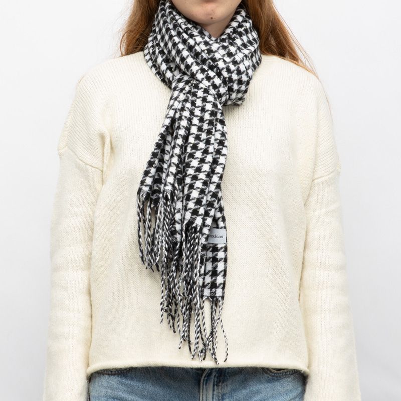 Echarpe ecru man-lc-252642 68180cm Femme MANOUKIAN