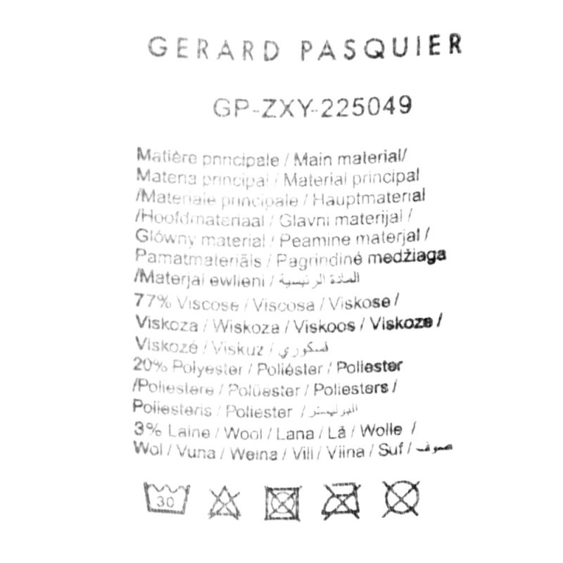 Echarpe gris fonce man-hh-252700 65x180cm Femme MANOUKIAN