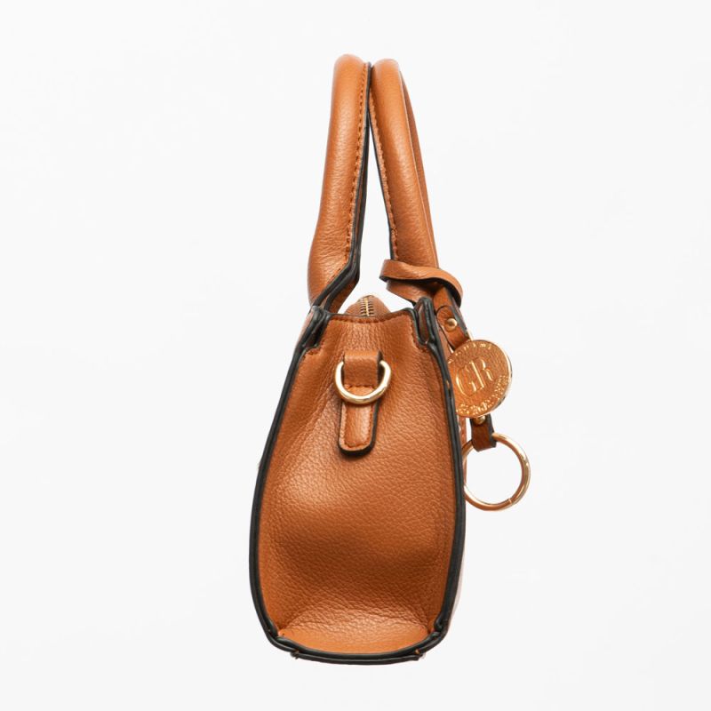 Sac thiffany avec porte clé doré avec médaillon 22x5x15cm Femme GEORGES RECH