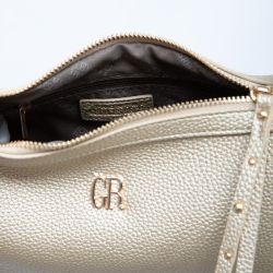 Sac similicuir grainé tya avec logo doré 22,5x9,5x13,5 cm Femme GEORGES RECH