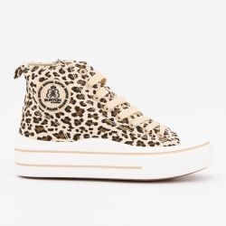 Basket montante toile melvina t37/41 Femme BURTON OF LONDON
