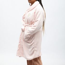 Robe de chambre anthracite lulu-emyx-002 Femme LULU CASTAGNETTE