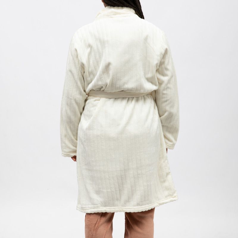 Robe de chambre anthracite lulu-emyx-002 Femme LULU CASTAGNETTE