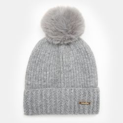 Bonnet angora beige man-jf-252846 Femme MANOUKIAN
