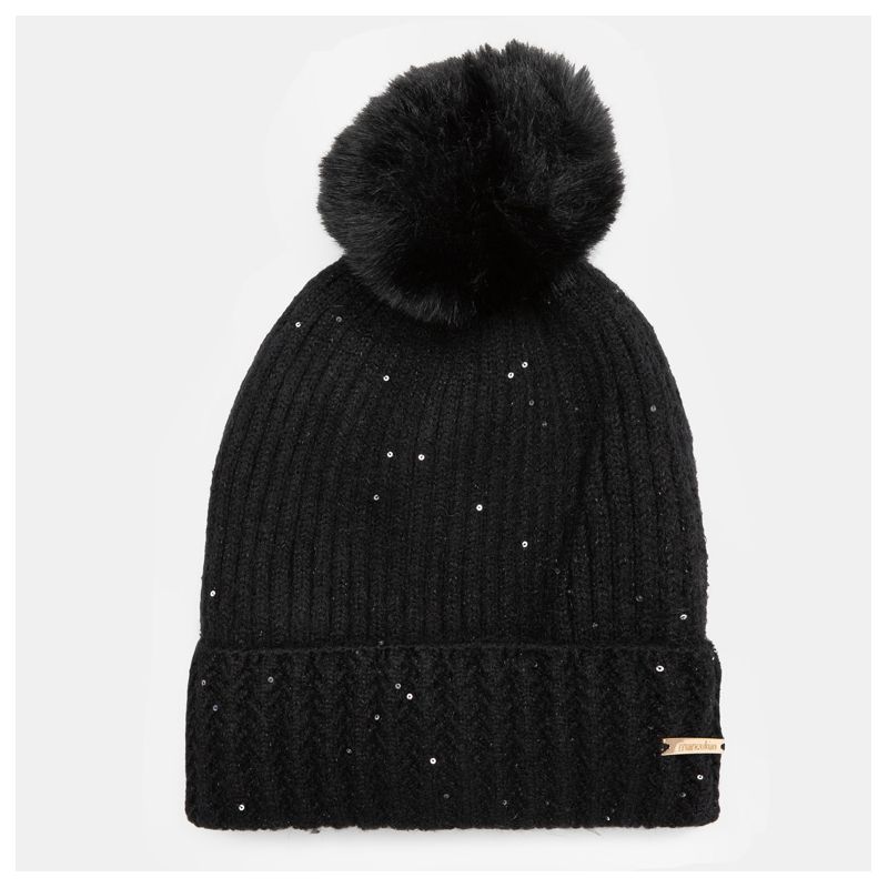 Bonnet angora beige man-jf-252846 Femme MANOUKIAN