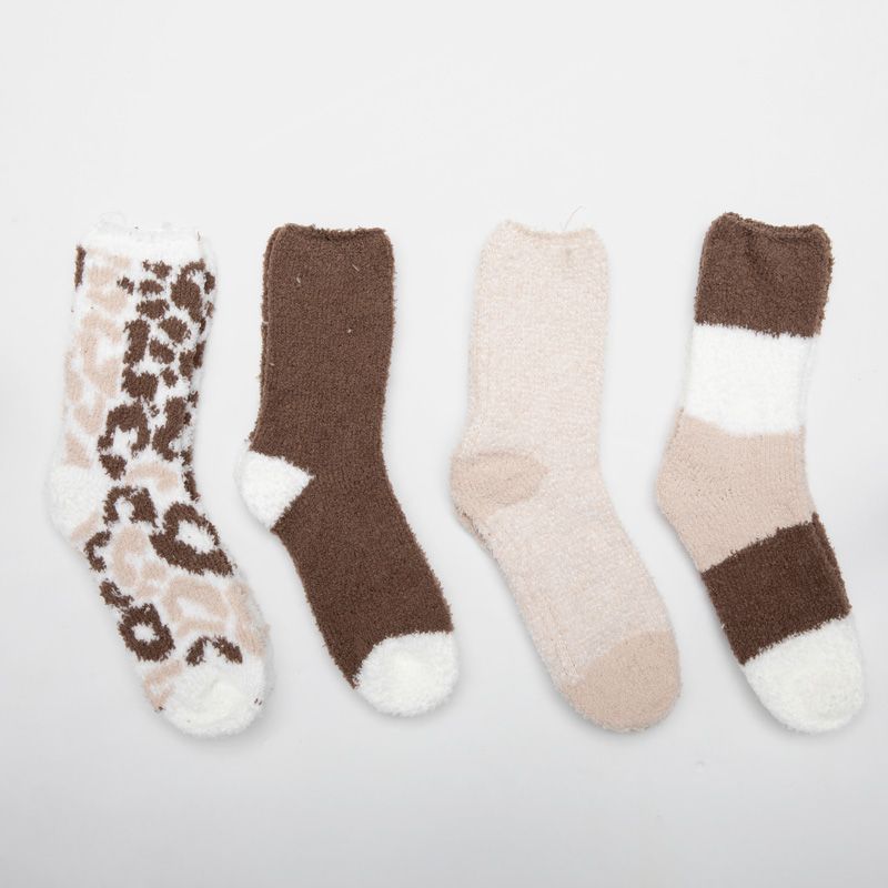 Lot de 4 paires de chaussettes chausson zarina Femme LULU CASTAGNETTE
