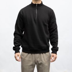 SWEAT ZIPPE DRUK BLACK 04V5001M