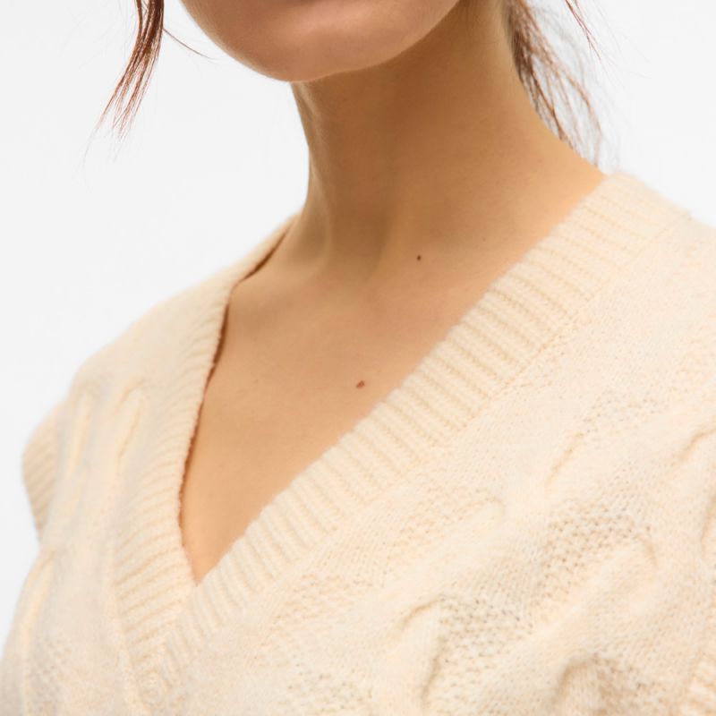Pull sm vmpiper birch 10331549 4355 Femme VERO MODA