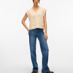 Pull sm vmpiper birch 10331549 4355 Femme VERO MODA