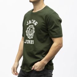 Tee shirt jwhvicto kombu green 12287700 4400 Homme JACK & JONES