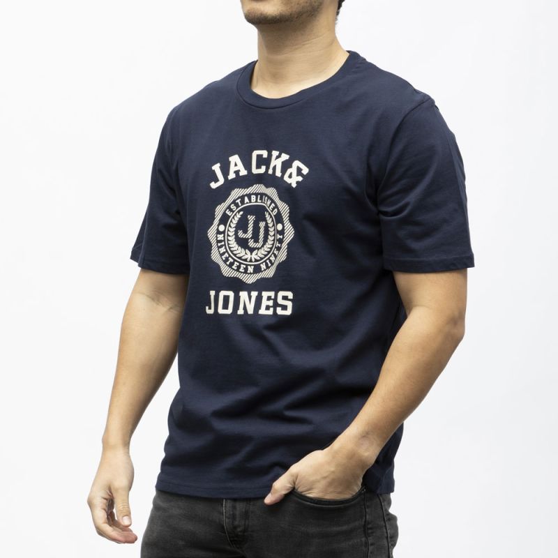 Tee shirt jwhvicto kombu green 12287700 4400 Homme JACK & JONES