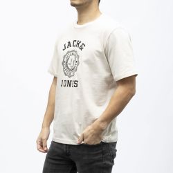 Tee shirt jwhvicto kombu green 12287700 4400 Homme JACK & JONES