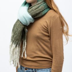 Echarpe vert 50 x 190cm man wh 252638 Femme MANOUKIAN