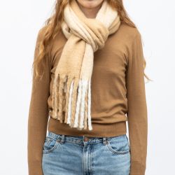 Echarpe noir blanc 50 x 190cm gp hh 252661 Femme GERARD PASQUIER