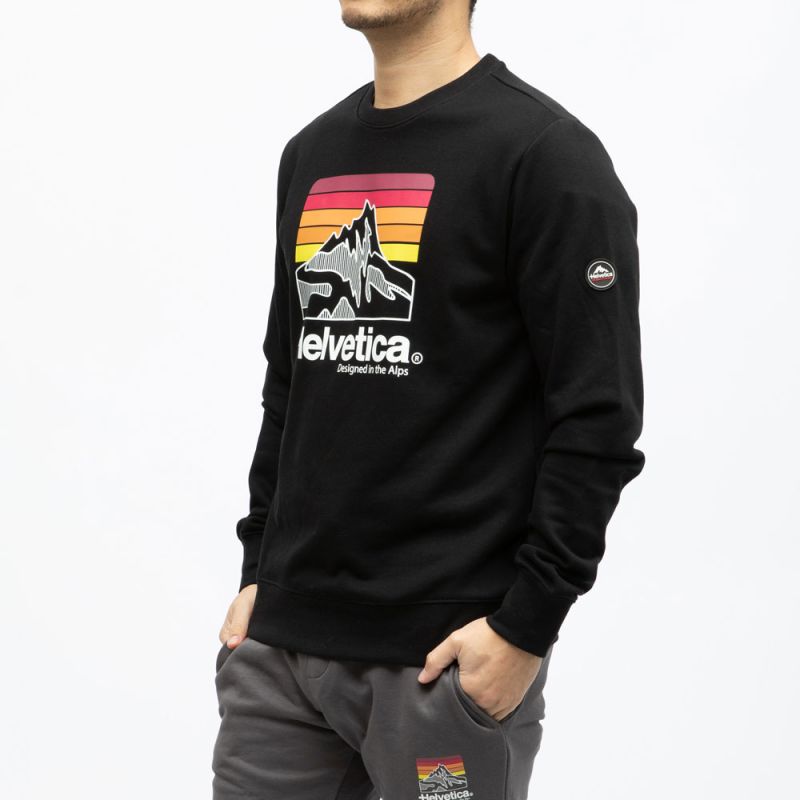 Sweat kaki 06 monaco Homme HELVETICA