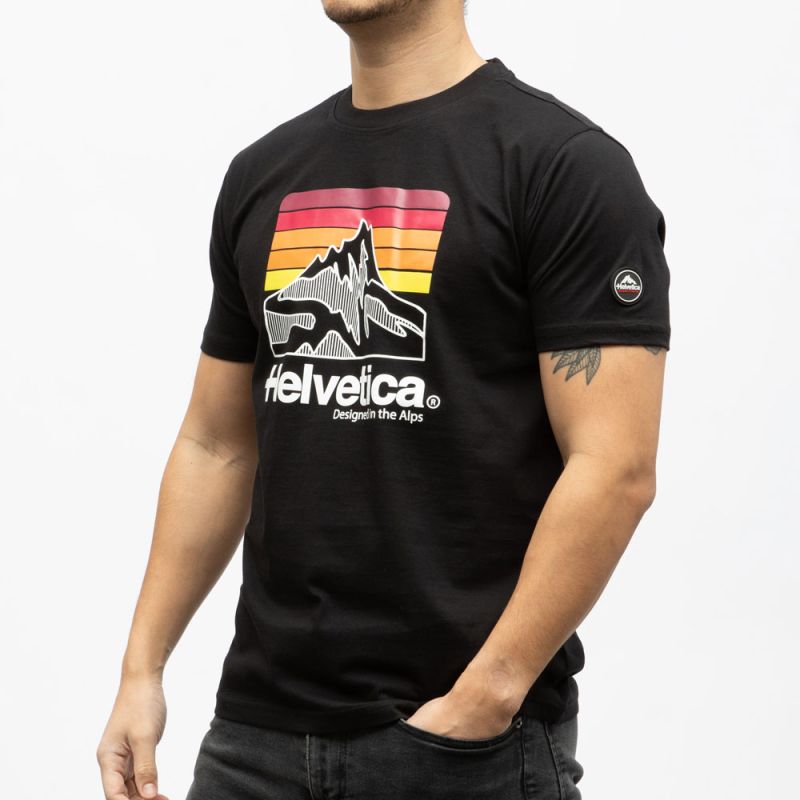 Tee shirt mc dark grey 14 monaco Homme HELVETICA