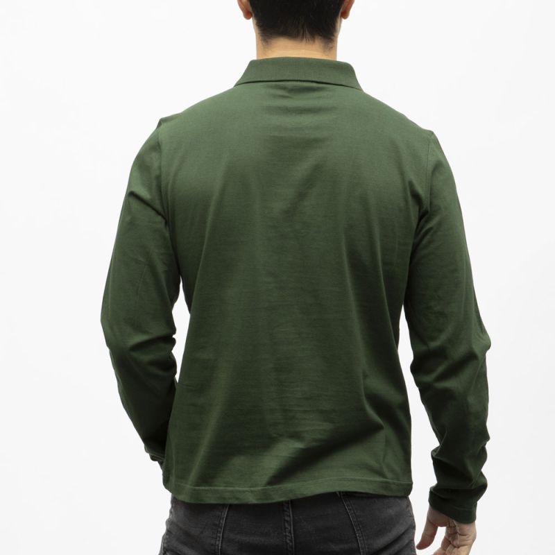 Polo ml kaki 15 gaia Homme HELVETICA