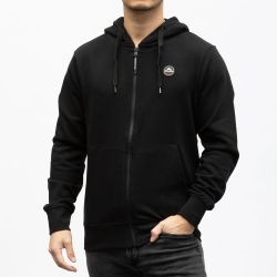 Sweat zip capuche 08gaia orange Homme HELVETICA