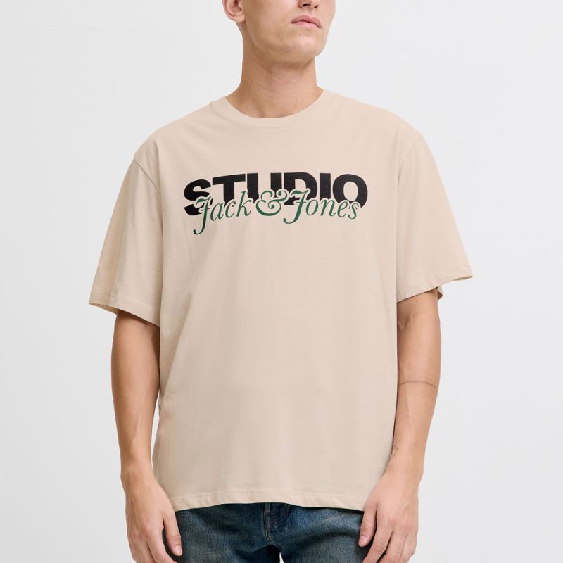 Tee shirt jjyuki moonbeam 12278495 4357 Homme JACK & JONES